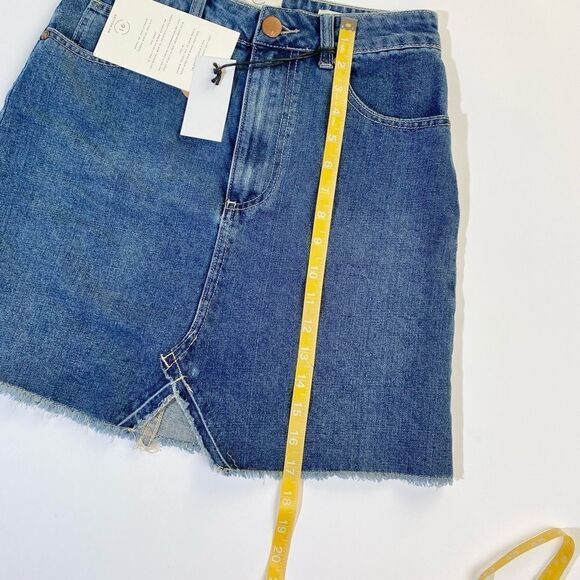 NWT's Cotton On A-line Denim mini skirt 4 - Picture 7 of 7